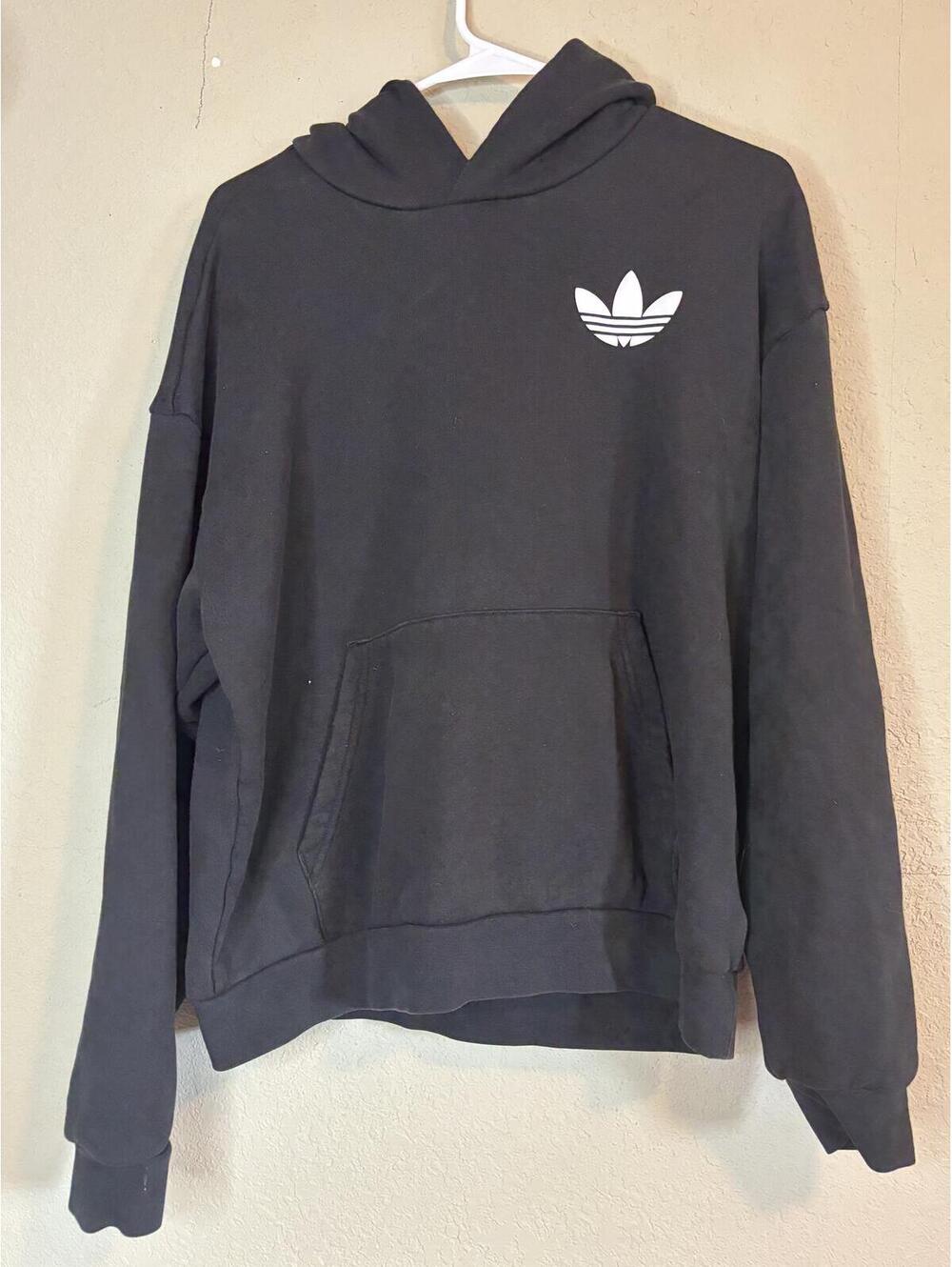 Adidas Worldwide Hoops Black Pullover Hoodie